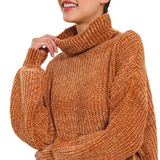 Turtleneck Chenille Sweater