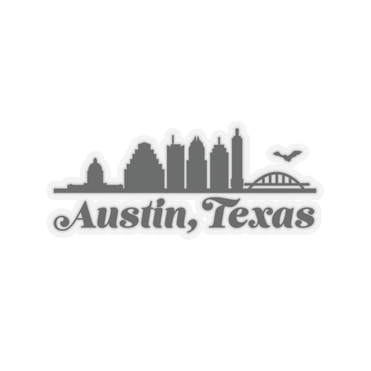 Austin, TX Skyline Sticker