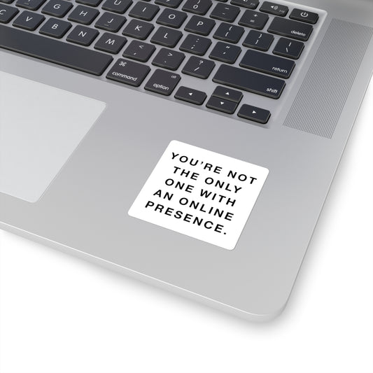 Online Presence Square Sticker