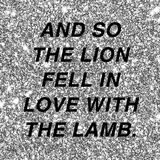 Lion and Lamb Wallpaper