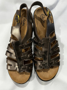 Clarks Gold Women's Sandals