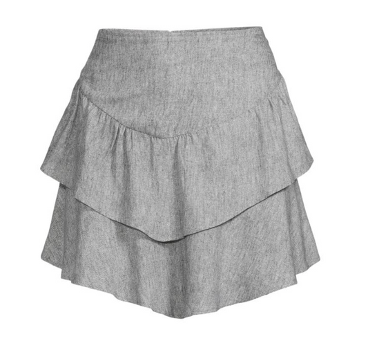 Tiered Mini Skirt