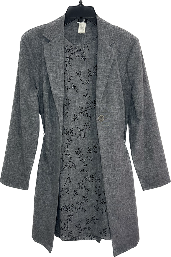 Grey Suit Dress