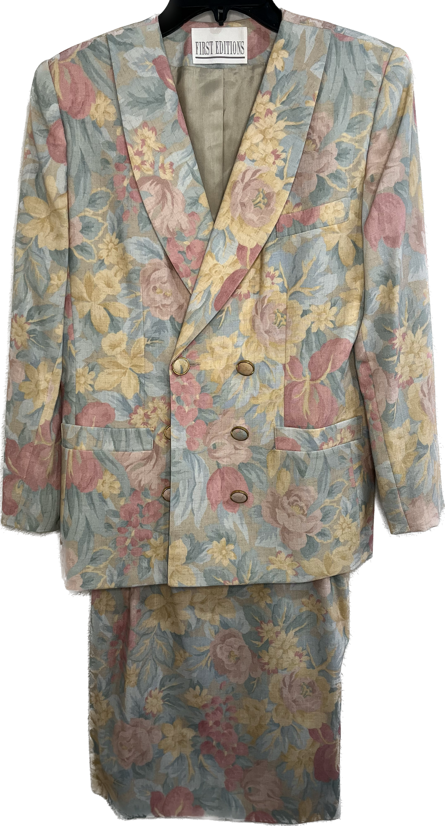 Vintage Floral Suit