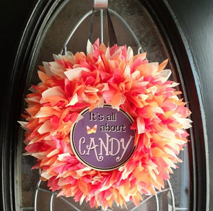 Candy Corn Wreath