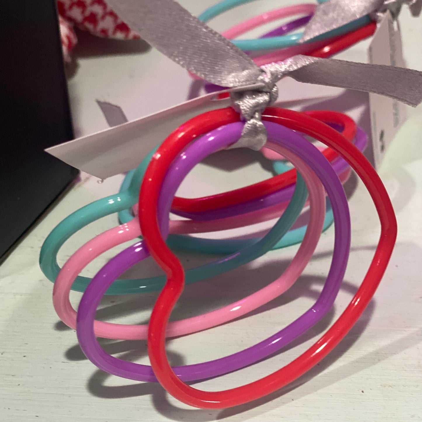 Heart Bangle Bracelets