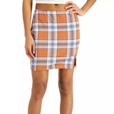 Just Polly Plaid Skirt