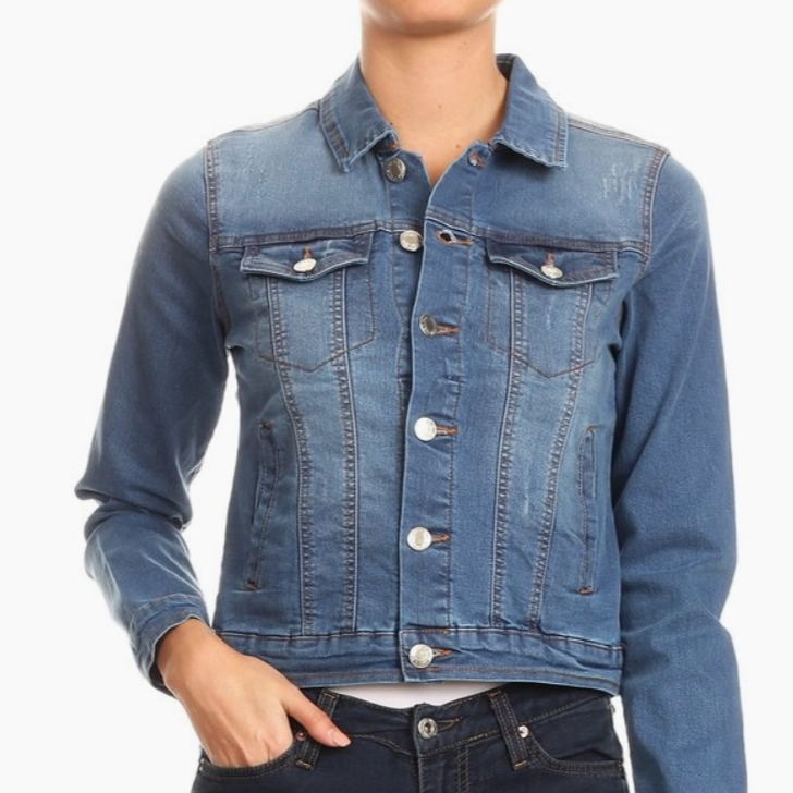 Stretch Denim Jacket