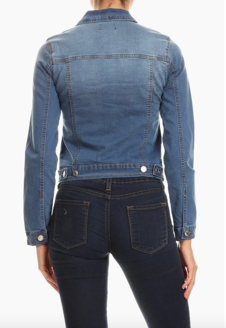 Stretch Denim Jacket