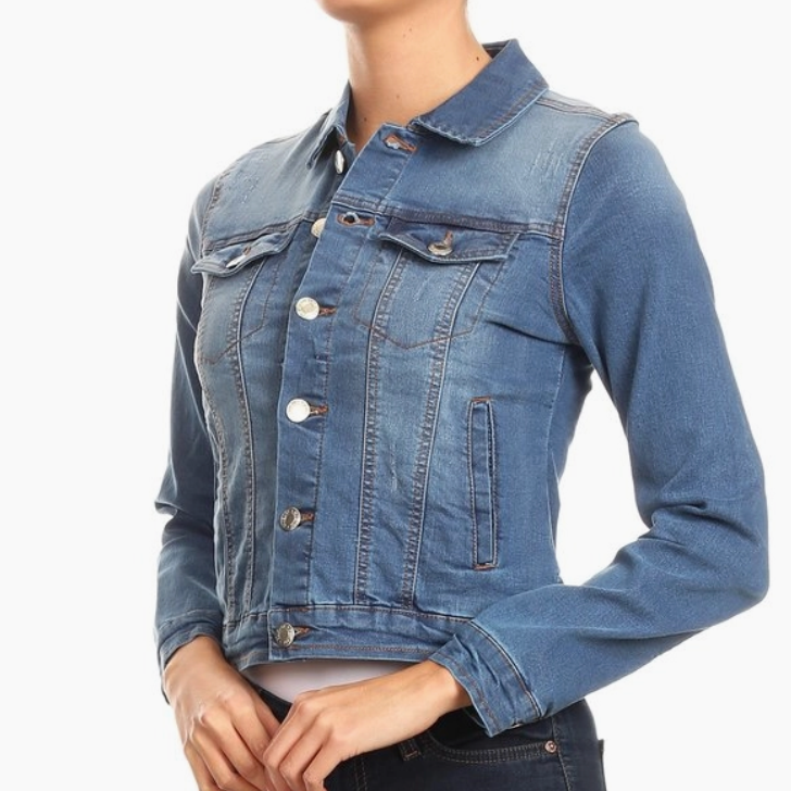 Stretch Denim Jacket