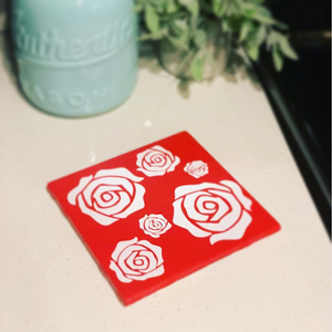White Rose Ceramic Tile