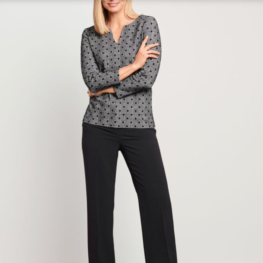 Talbots Polka Dot Top