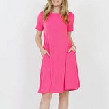 Flared Dress With Pockets