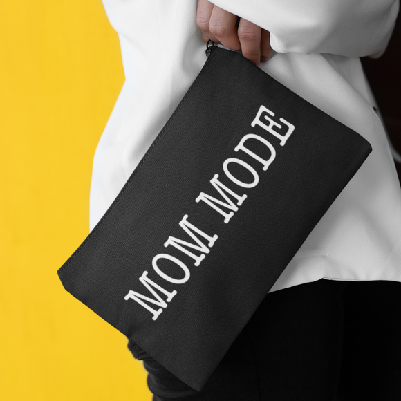 Mom Mode Canvas Pouch