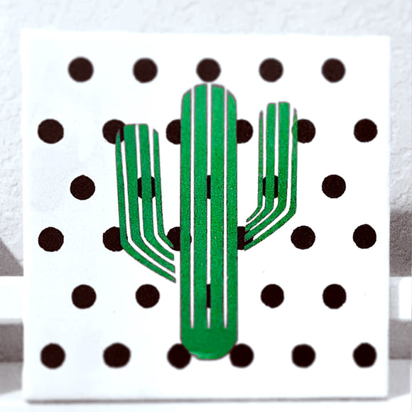 Green Cactus Tile