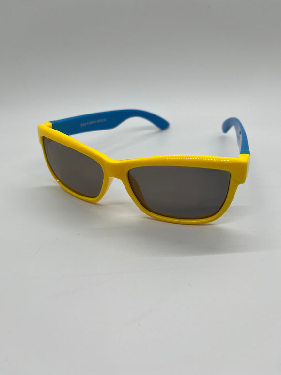 Polarized Kids’ Yellow and Blue Sunglasses