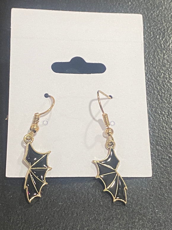 Bat hanging earrings