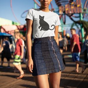 black cat t-shirt