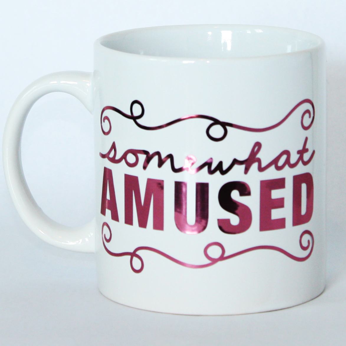 Somewhat Amused Large Mug