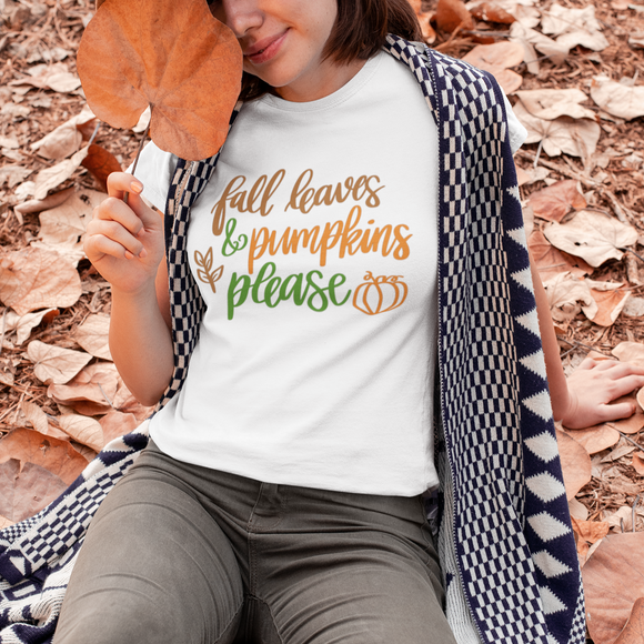 Fall Leaves and Pumpkins please